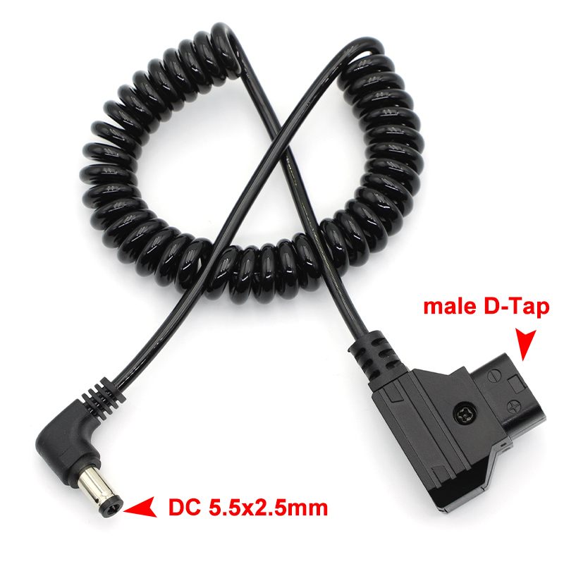 V Mount Battery - Cabo de Alimentação D-Tap Macho para