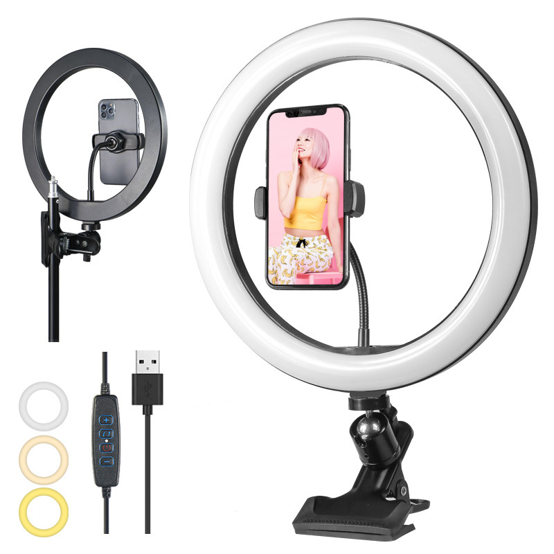 Photography Lighting Mount - Anel de luz led regulável, profissional,