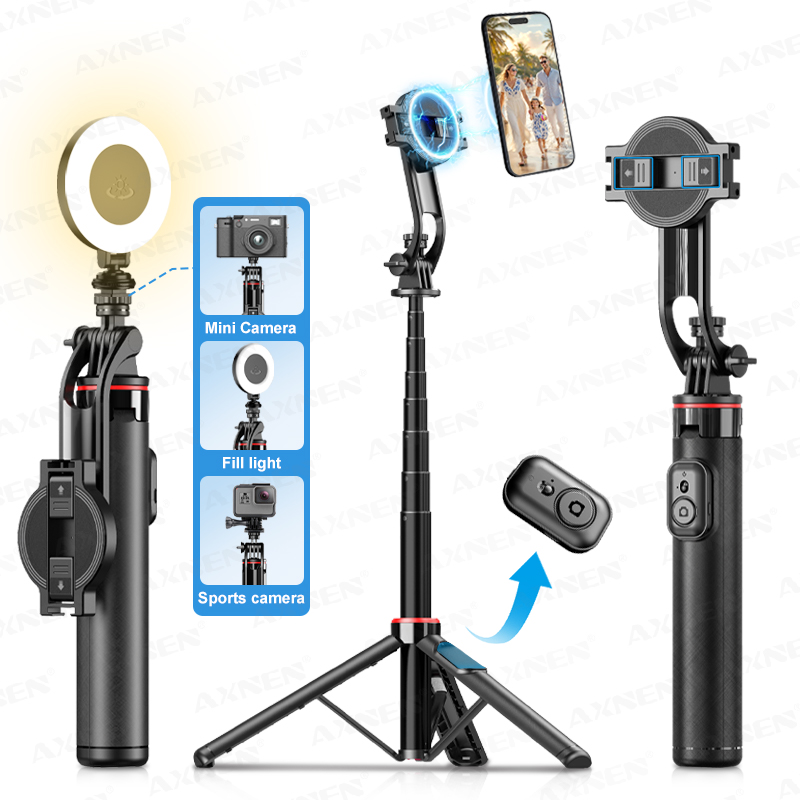 Photography Lighting With Umbrella - Bastão de Selfie Magnético AXNEN C20