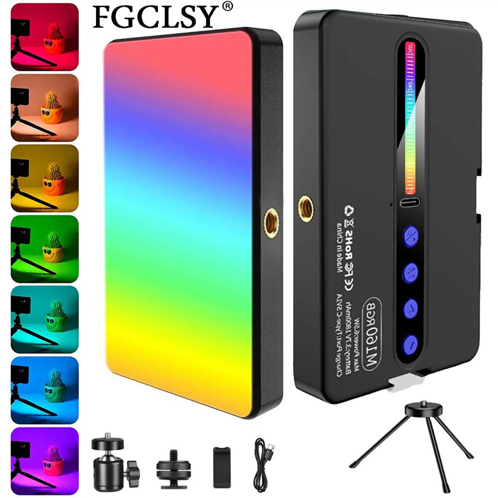 Photography Lighting With Umbrella - Luz led rgb para câmera, kit