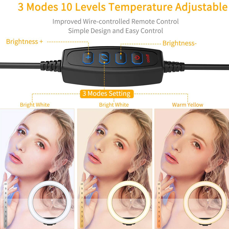 Luz de Anel LED para Selfie 16 - Photography Lighting Set Up avaliação e preço