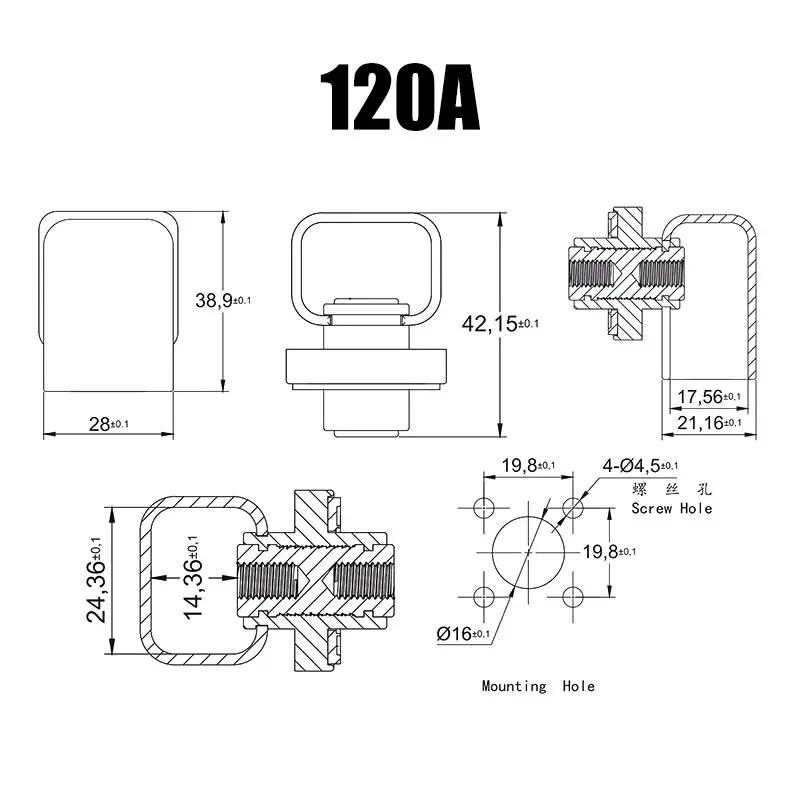 300a 200a 120a todo o bloco te - V Mount Battery avaliação e preço
