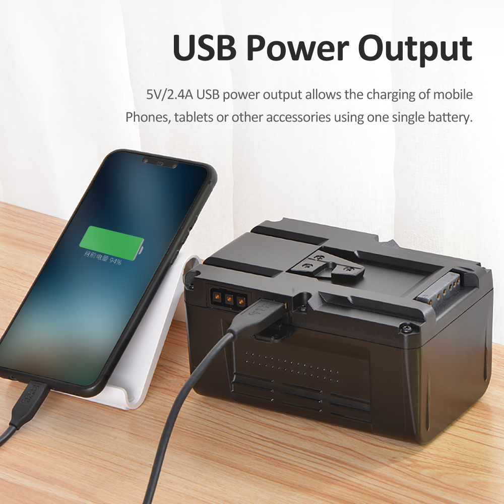 Kingma alta capacidade 21000mA - V Mount Battery avaliação e preço