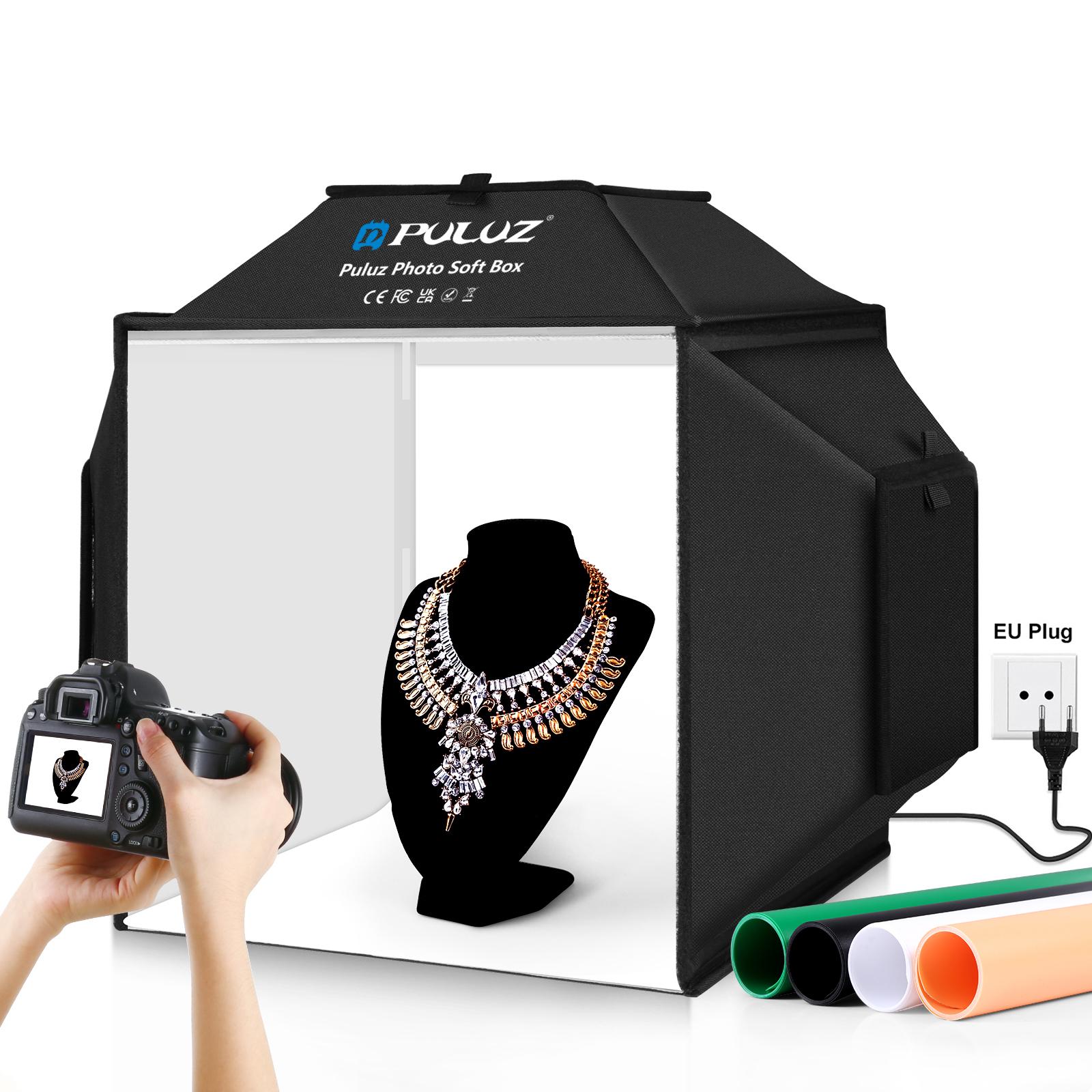 Puluz 40cm dobrável 72w 5500k  - Photography Lighting And Backdrop Kits avaliação e preço