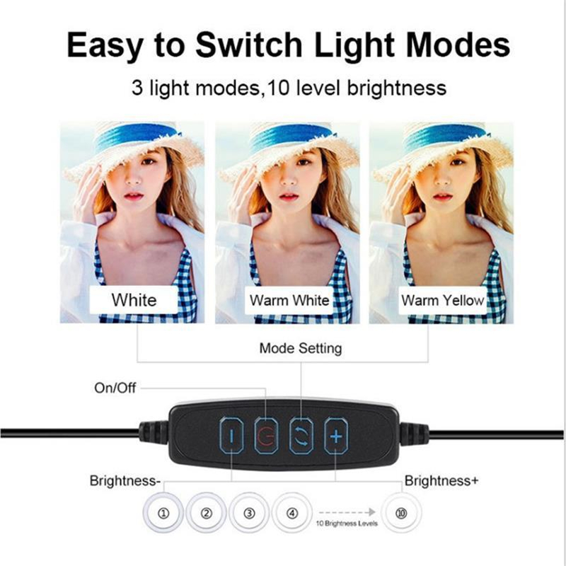 Anel de luz led regulável, pro - Photography Lighting Mount avaliação e preço