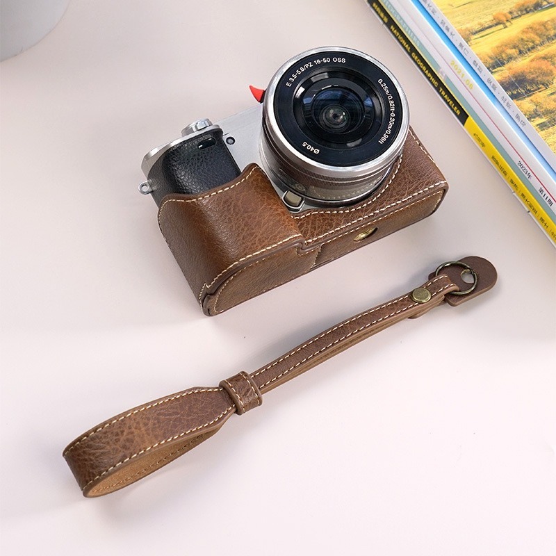 Bolsa para Câmera em Couro PU, - Sony Camera A6400 avaliação e preço