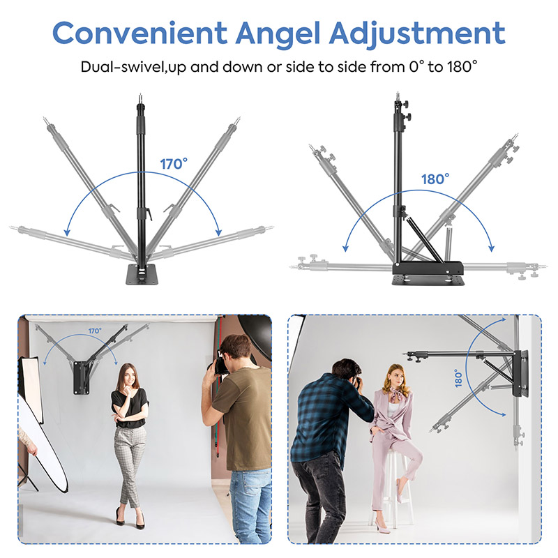 Braço de parede para anel de l - Photography Lighting Triangle avaliação e preço