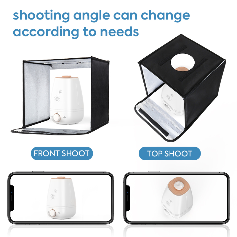 Caixa de luz dobrável para est - Photography Lighting Kit avaliação e preço