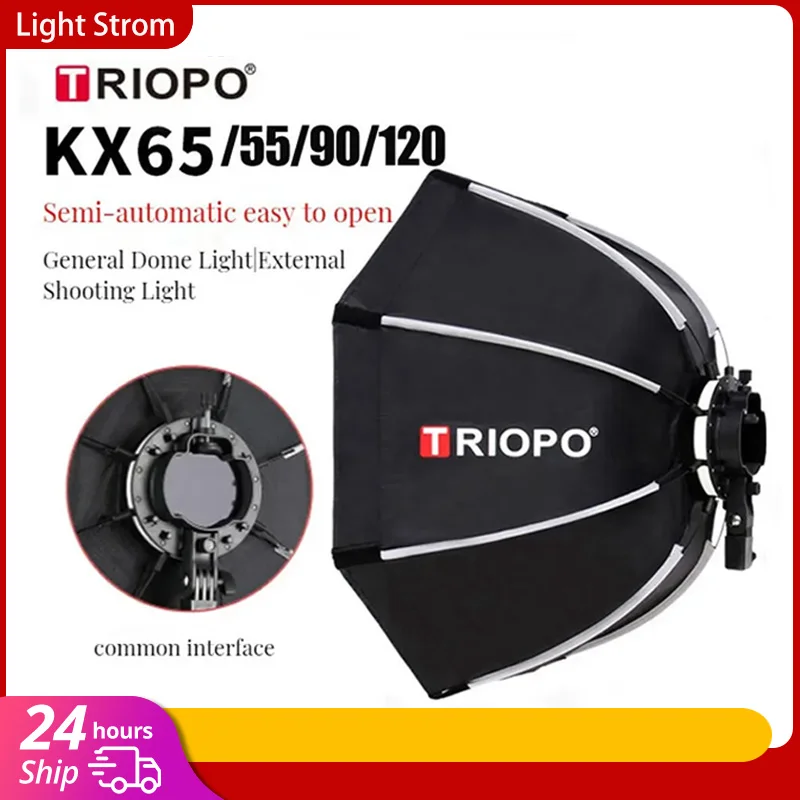 Triopo kx 65cm 90cm softbox oc - Photography Lighting With Umbrella avaliação e preço