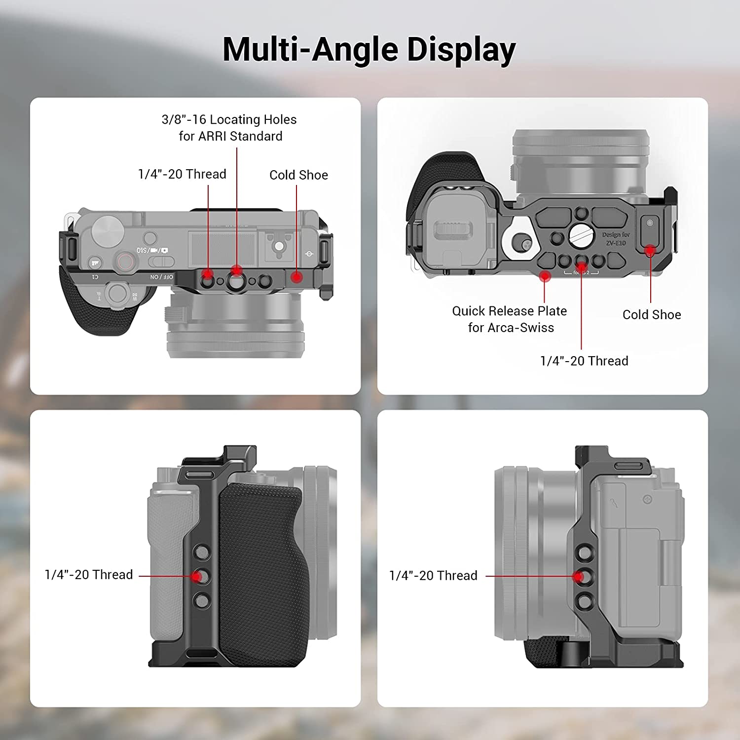 SmallRig Camera Cage com alça  - Sony Camera A6400 avaliação e preço
