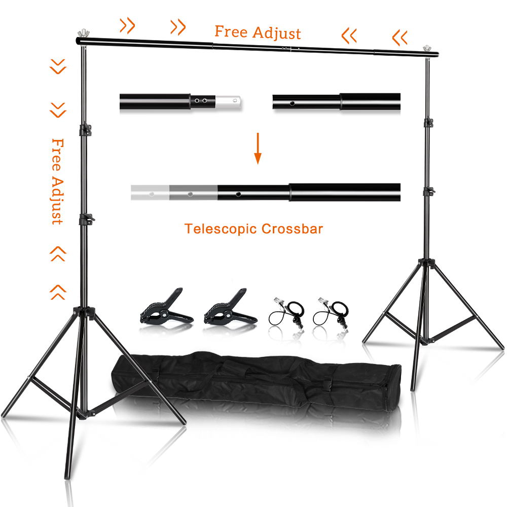 Suporte para Cenários de Estúd - Photography Lighting And Backdrop Kits avaliação e preço